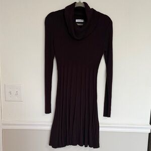 Calvin Klein Deep Purple Cowl Neck Dress